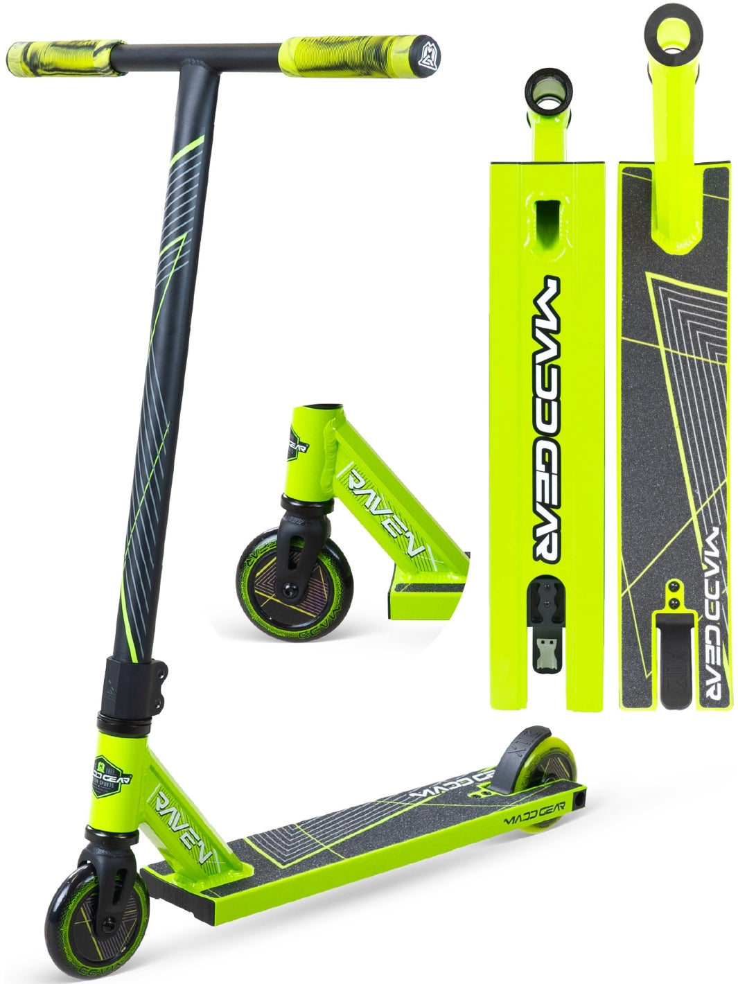 MADD GEAR MG1 RAVEN SCOOTER GREEN / BLACK – Madd Gear NZ
