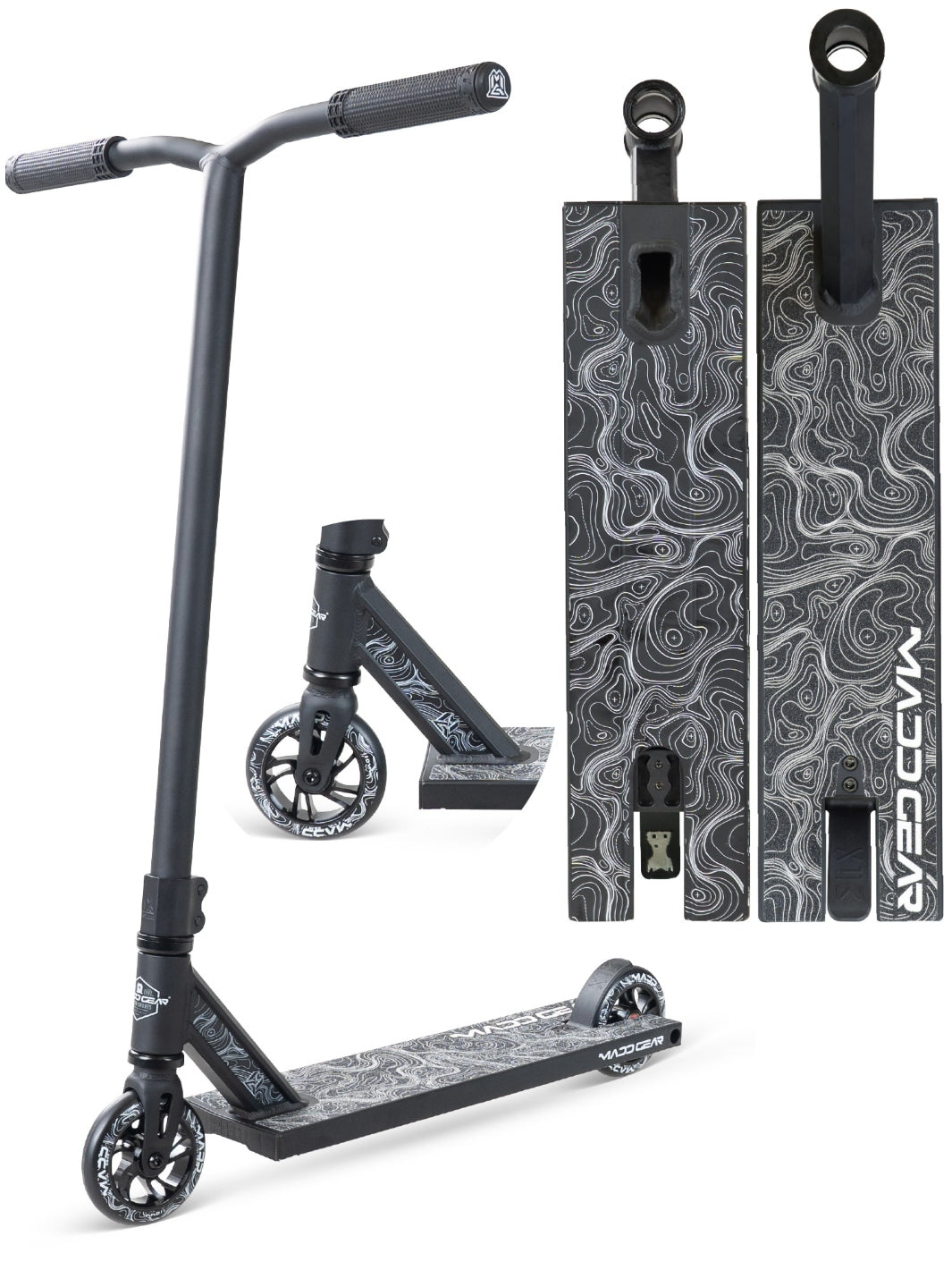 gear titan MADD GEAR MG4 TITAN SCOOTER BLACK / BLACK – Madd Gear NZ
