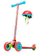 MADD GEAR ZIPPER Z1 SCOOTER W/ HELMET RED DINO