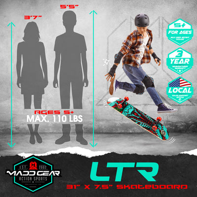 MADD GEAR 31" POPSICLE LTR SKATEBOARD SLITHER