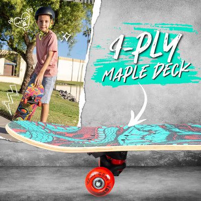 MADD GEAR 31" POPSICLE LTR SKATEBOARD SLITHER