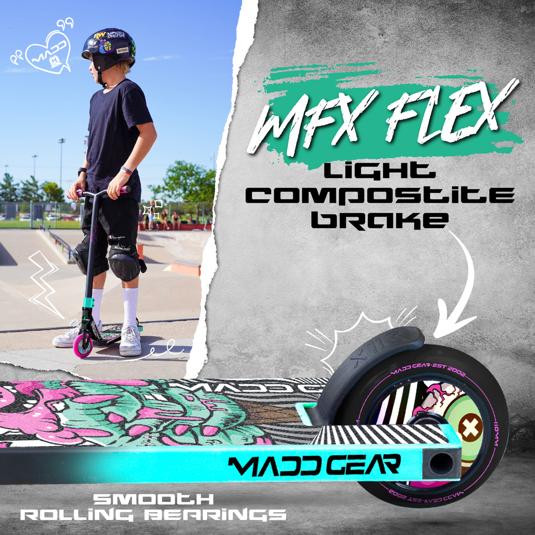 MADD CARVE ULTIMATE SCOOTER MINT CHOC ZOMBIE – Madd Gear NZ
