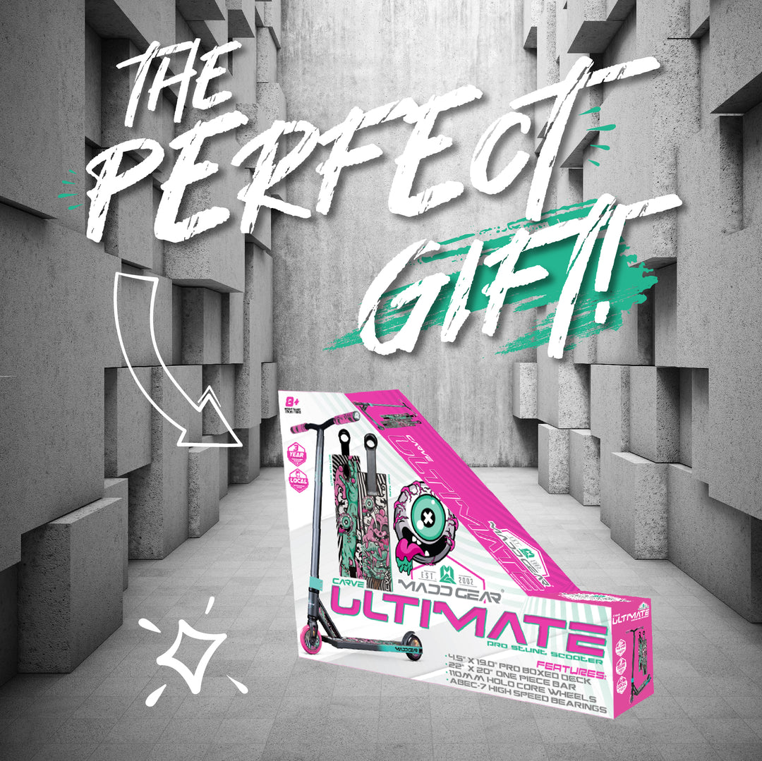 MADD CARVE ULTIMATE SCOOTER MINT CHOC ZOMBIE – Madd Gear NZ