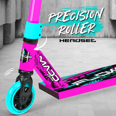 MADD CARVE FLOW-X SCOOTER PINK TEAL