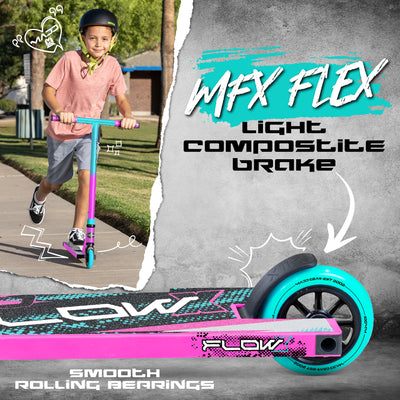 MADD CARVE FLOW-X SCOOTER PINK TEAL