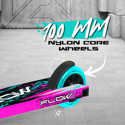 MADD CARVE FLOW-X SCOOTER PINK TEAL