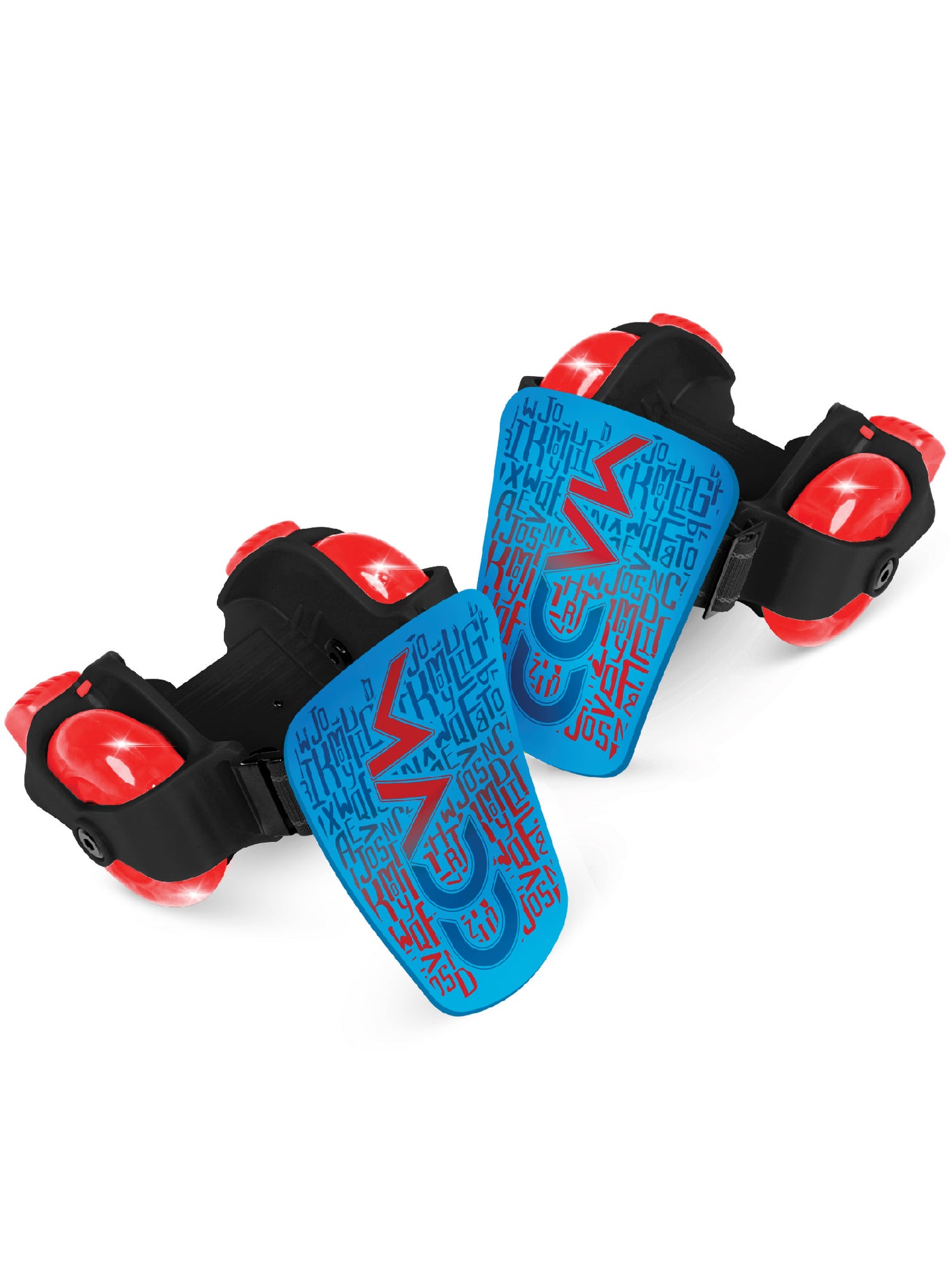 MADD GEAR LIGHT-UP ROLLERS RED / BLUE