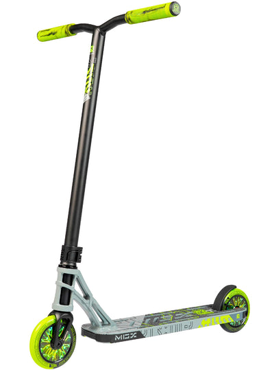 MGX Pro Grey Green Stunt Scooter Lightest Best Madd Gear MGP