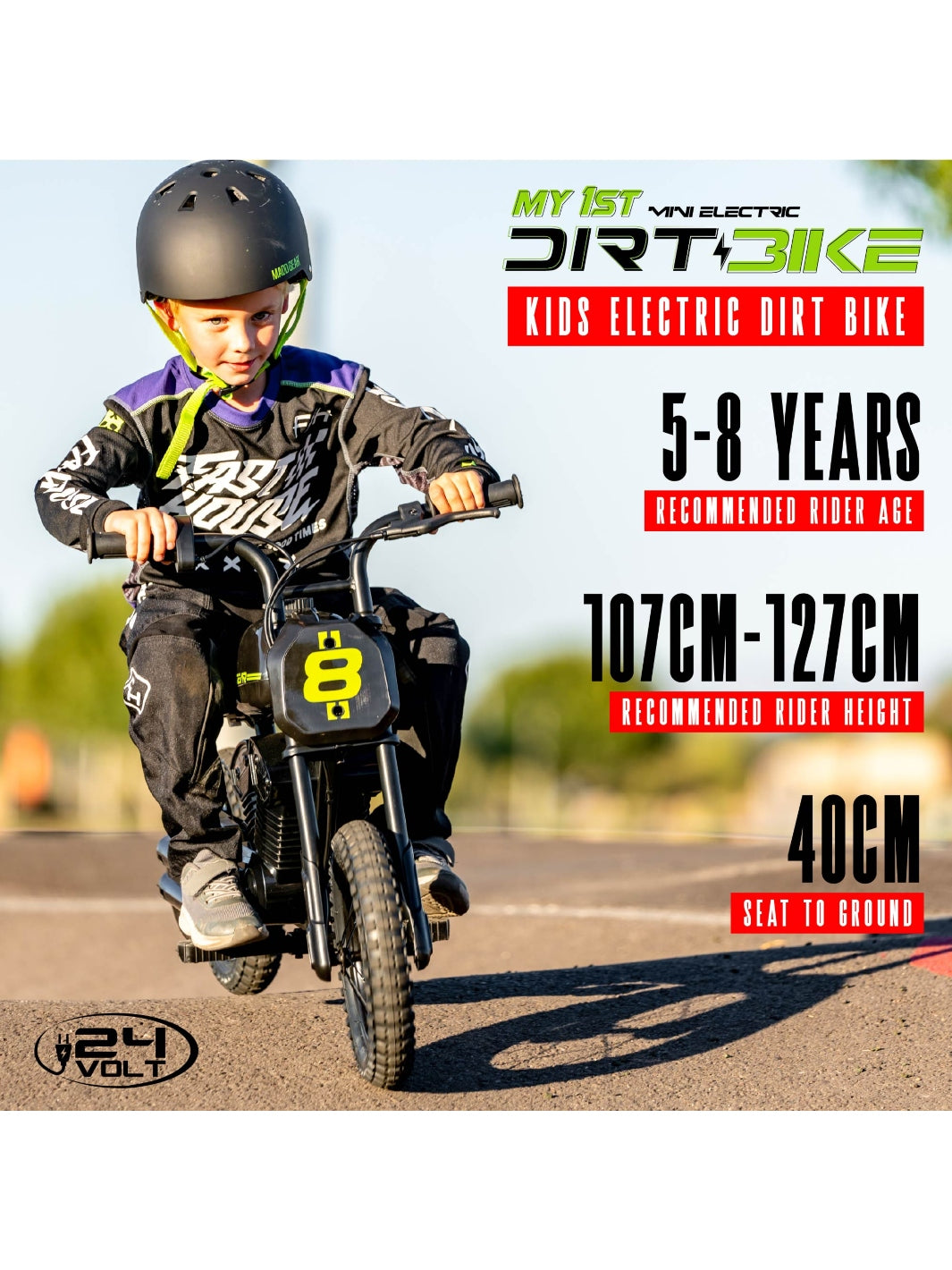 MADD GEAR MY 1ST MINI ELECTRIC DIRT BIKE
