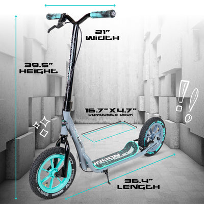 MADD GEAR URBAN GLIDE 300 GREY / TEAL