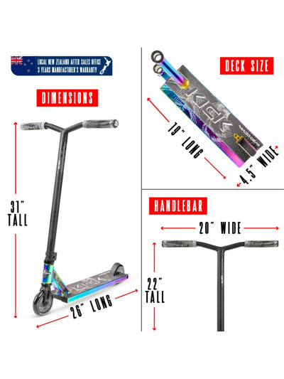 MADD GEAR KICK EXTREME SCOOTER NEOCHROME