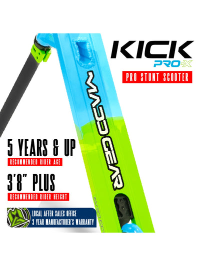 MADD GEAR KICK PRO-X SCOOTER BLUE / GREEN