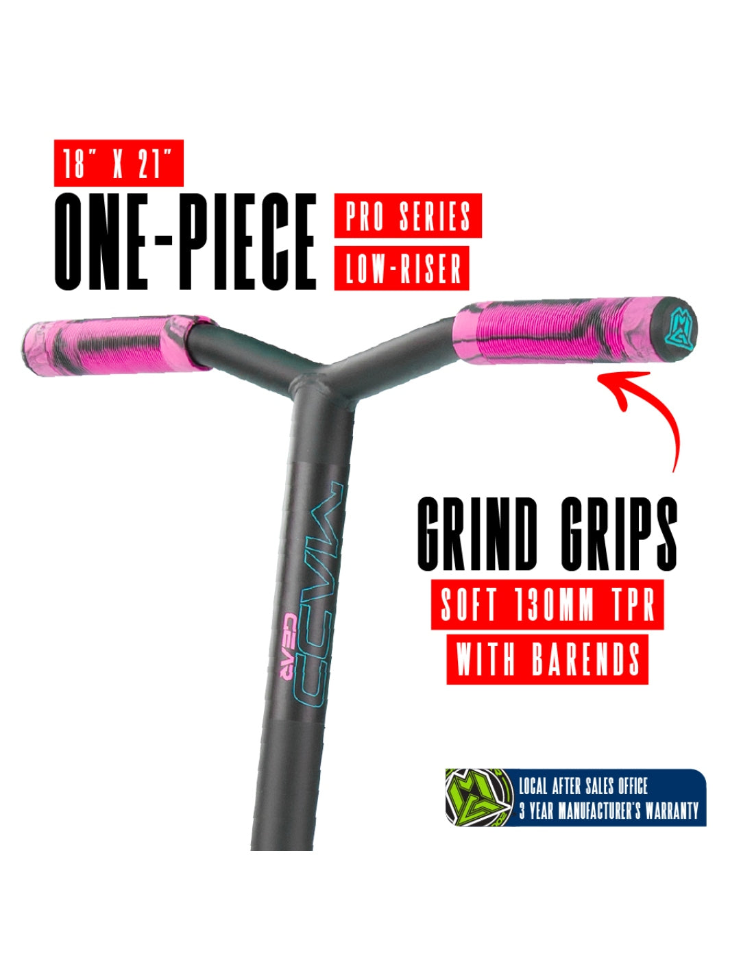 MADD GEAR KICK PRO-X SCOOTER PINK / TEAL
