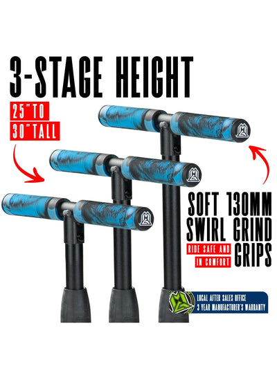 MADD GEAR ZINGER 3 WHEELED SCOOTER BLUE