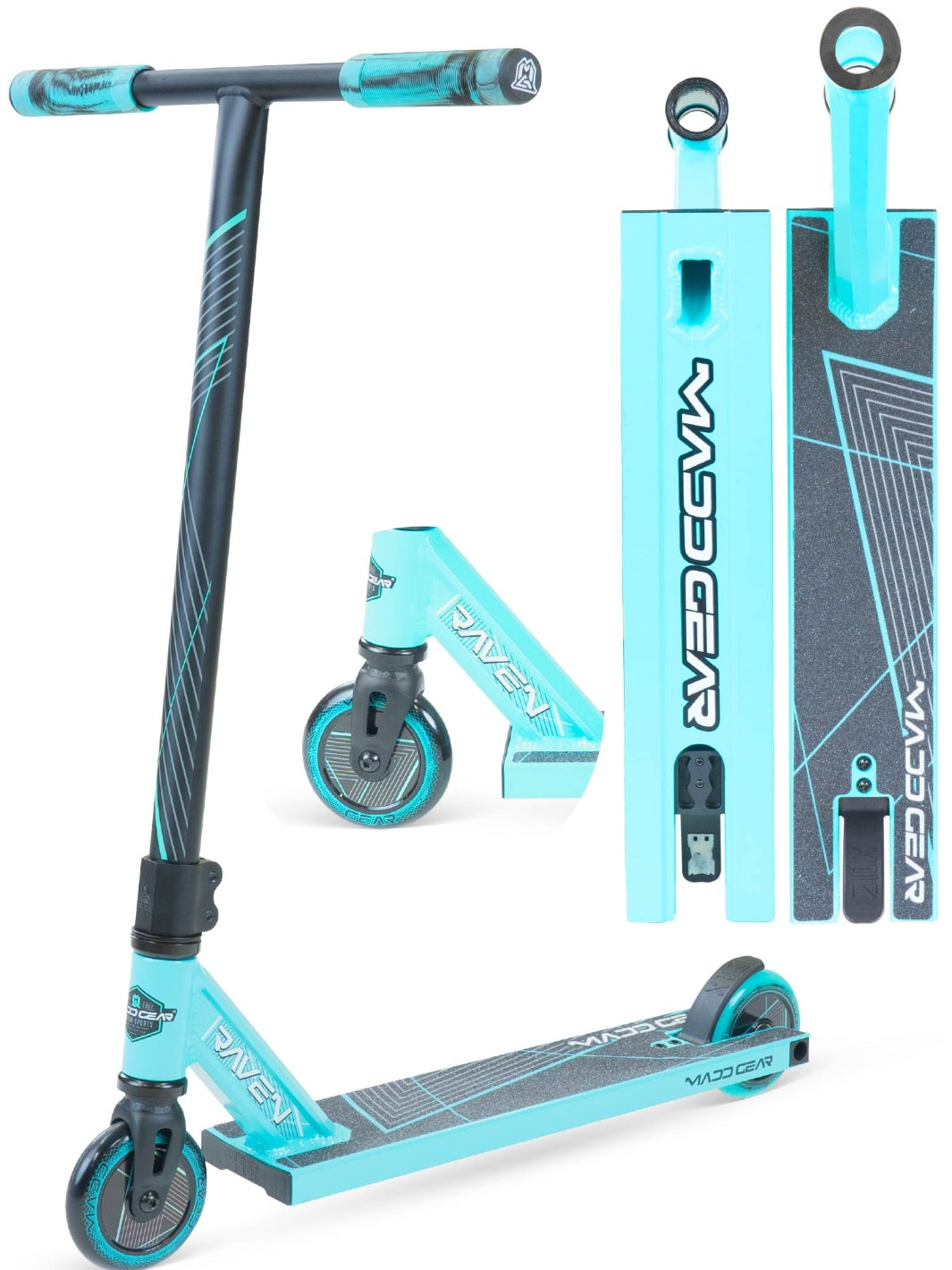 MADD GEAR MG1 RAVEN SCOOTER TEAL / BLACK