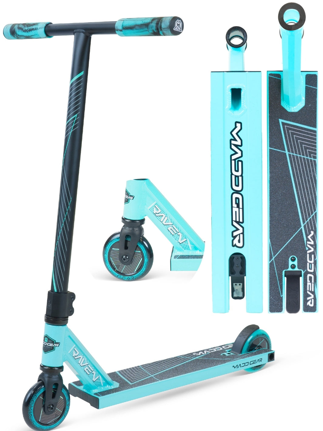 MADD GEAR MG1 RAVEN SCOOTER TEAL / BLACK