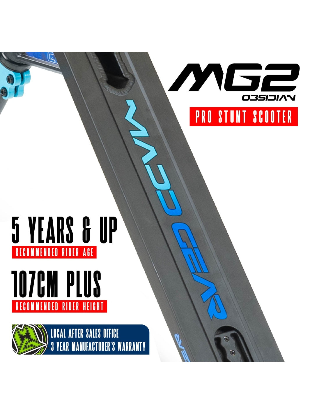 MADD GEAR MG2 OBSIDIAN SCOOTER HORIZON