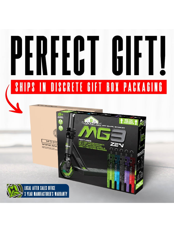 ●MAD WISDOM MADD GEAR MG3 ZEN SCOOTER BLACK / LAVENDER – Madd Gear NZ