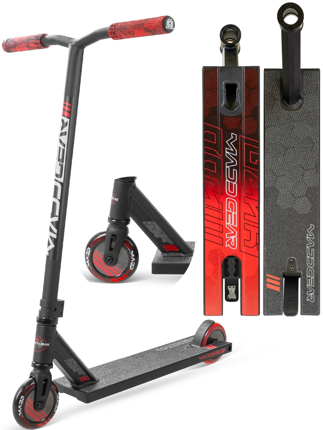 MADD GEAR MG3 ZEN SCOOTER BLACK / RED