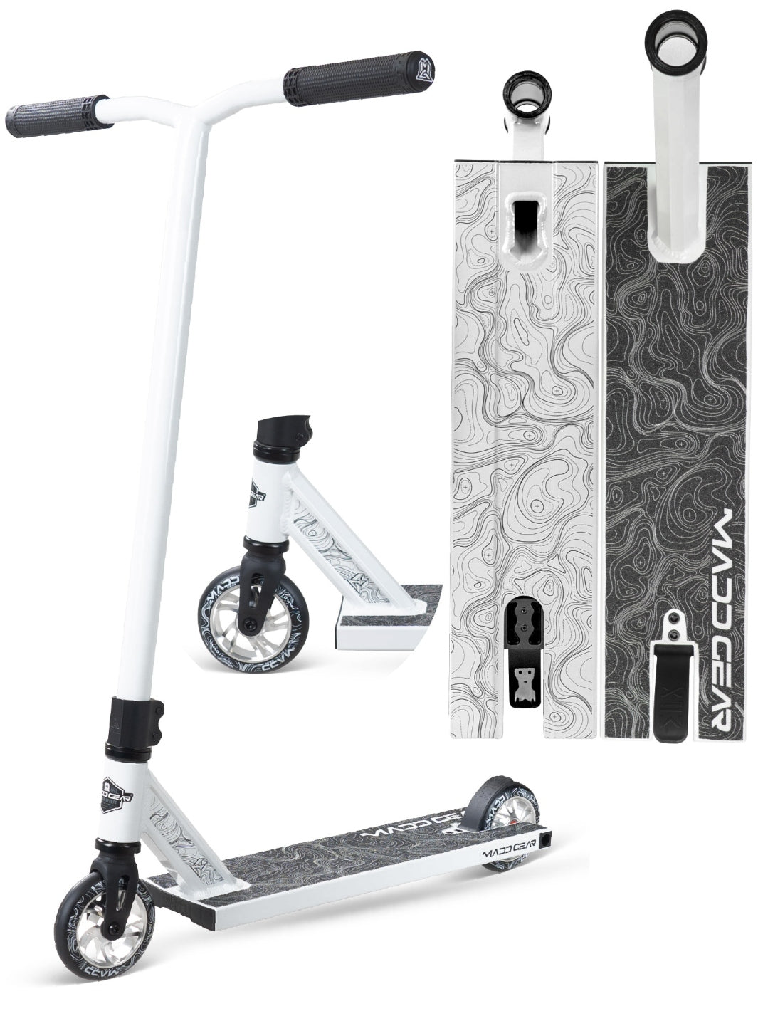 MADD GEAR MG4 TITAN SCOOTER WHITE / WHITE