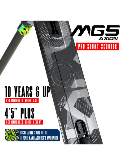 MADD GEAR MG5 AXION SCOOTER BLACK / NEOCHROME
