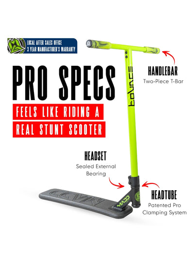 MADD GEAR BOUNCE TRAMPOLINE SCOOTER BLACK / GREEN