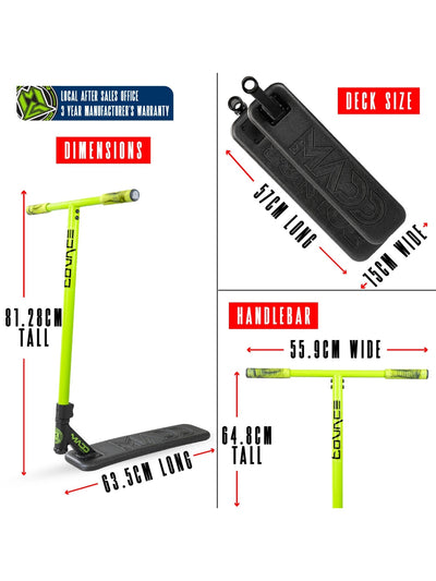 MADD GEAR BOUNCE TRAMPOLINE SCOOTER BLACK / GREEN