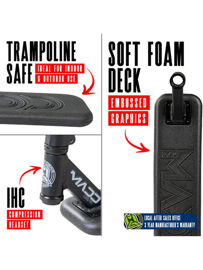 MADD GEAR BOUNCE TRAMPOLINE SCOOTER BLACK / WHITE