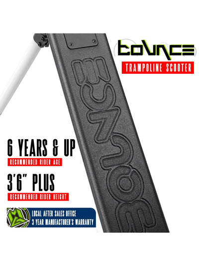MADD GEAR BOUNCE TRAMPOLINE SCOOTER BLACK / WHITE