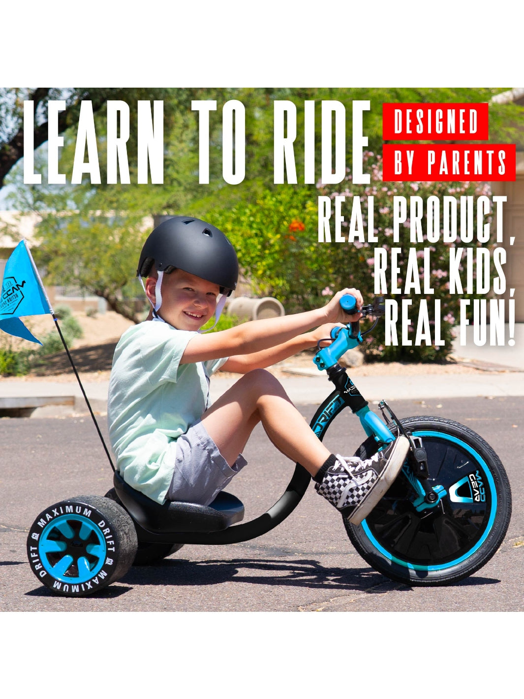 MADD GEAR MINI DRIFT TRIKE BLUE / BLACK