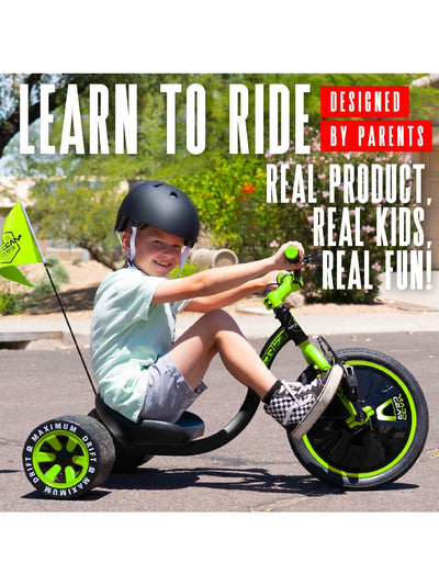 MADD GEAR MINI DRIFT TRIKE GREEN / BLACK