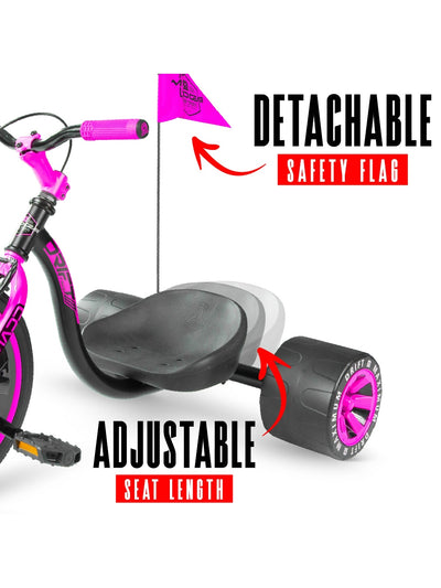 MADD GEAR MINI DRIFT TRIKE PINK / BLACK