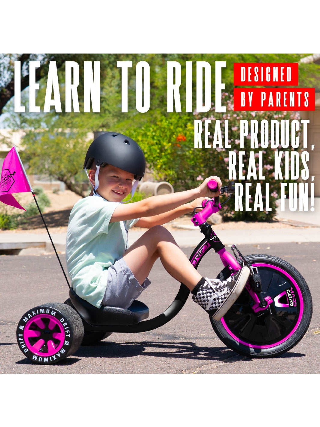 MADD GEAR MINI DRIFT TRIKE PINK / BLACK
