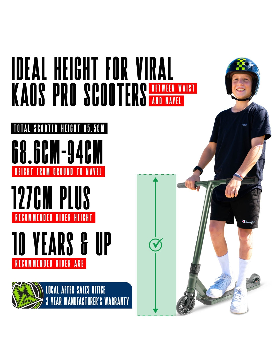 MADD GEAR VIRAL KAOS SCOOTER FOREST