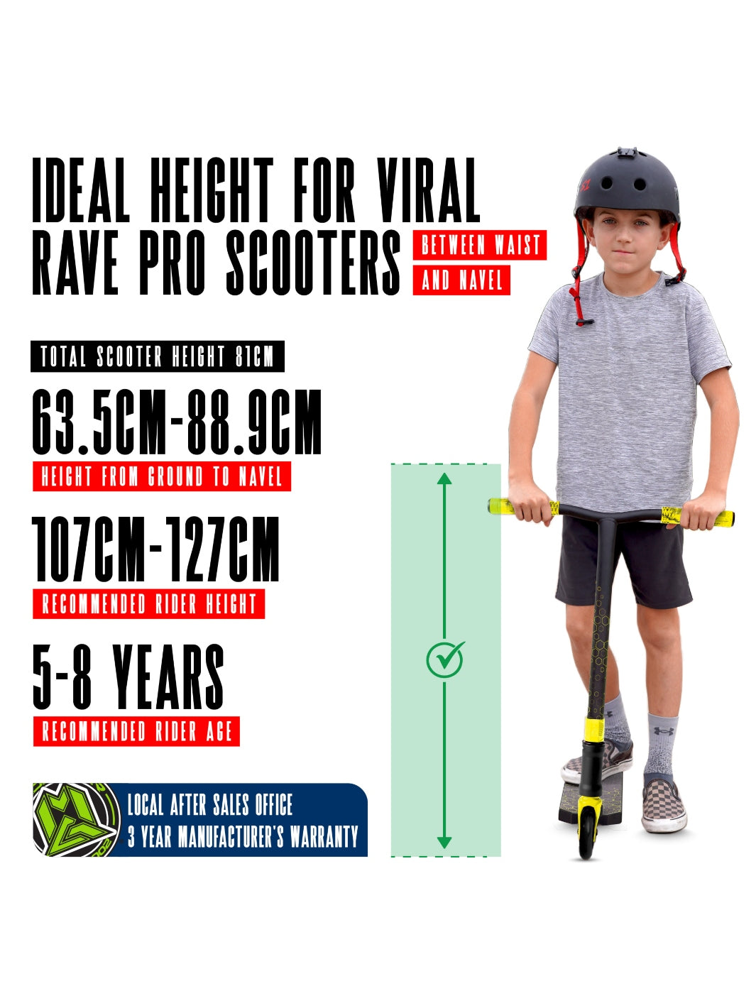 MADD GEAR VIRAL RAVE SCOOTER NEON