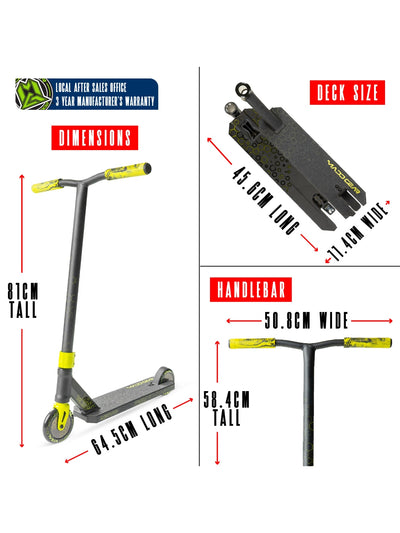 MADD GEAR VIRAL RAVE SCOOTER NEON