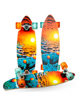 MADD GEAR 28" CRUISER SKATEBOARD SOLAR TIDES