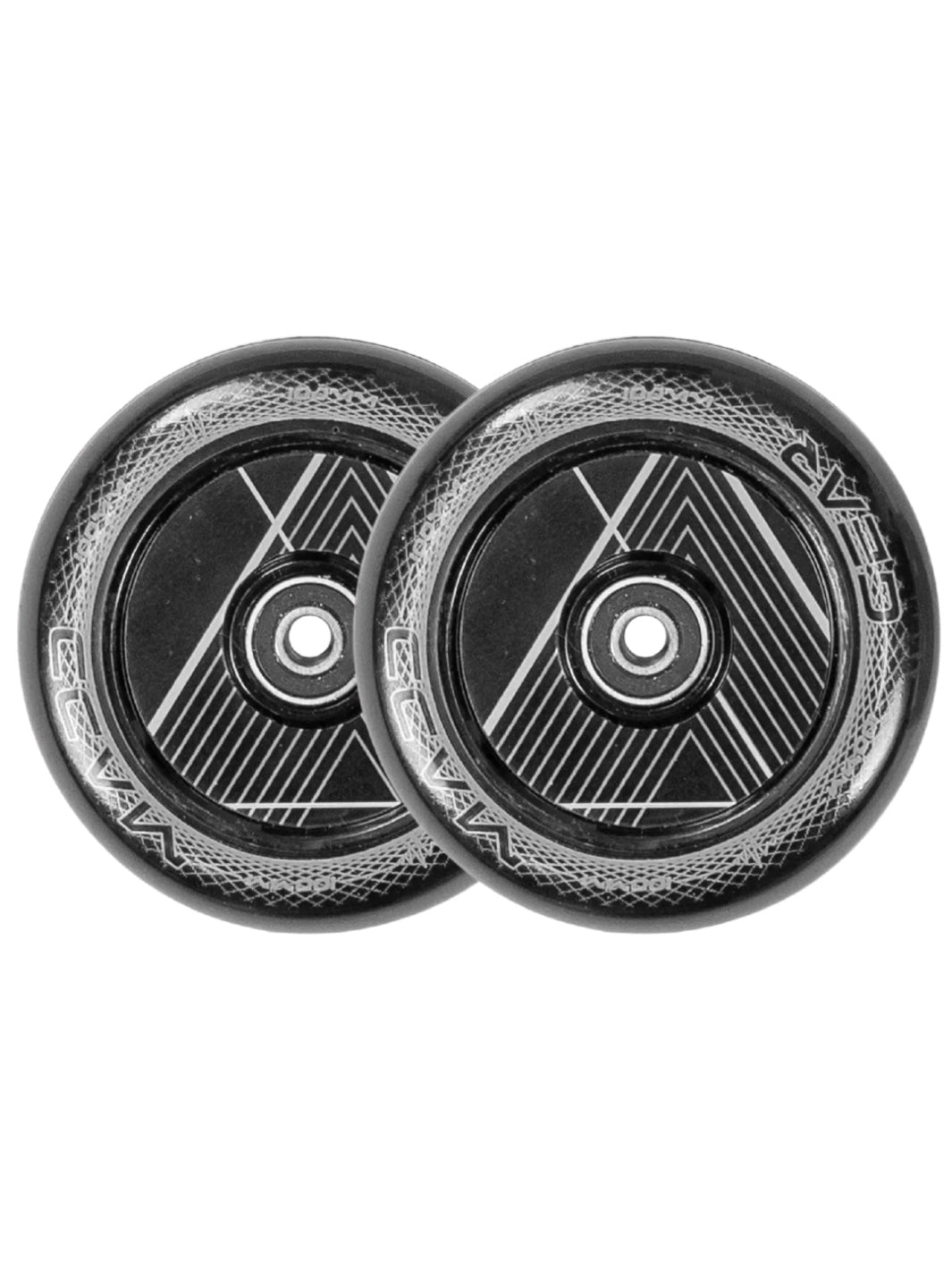 MADD GEAR 100MM RAVEN HOLLOW CORE WHEEL BLACK