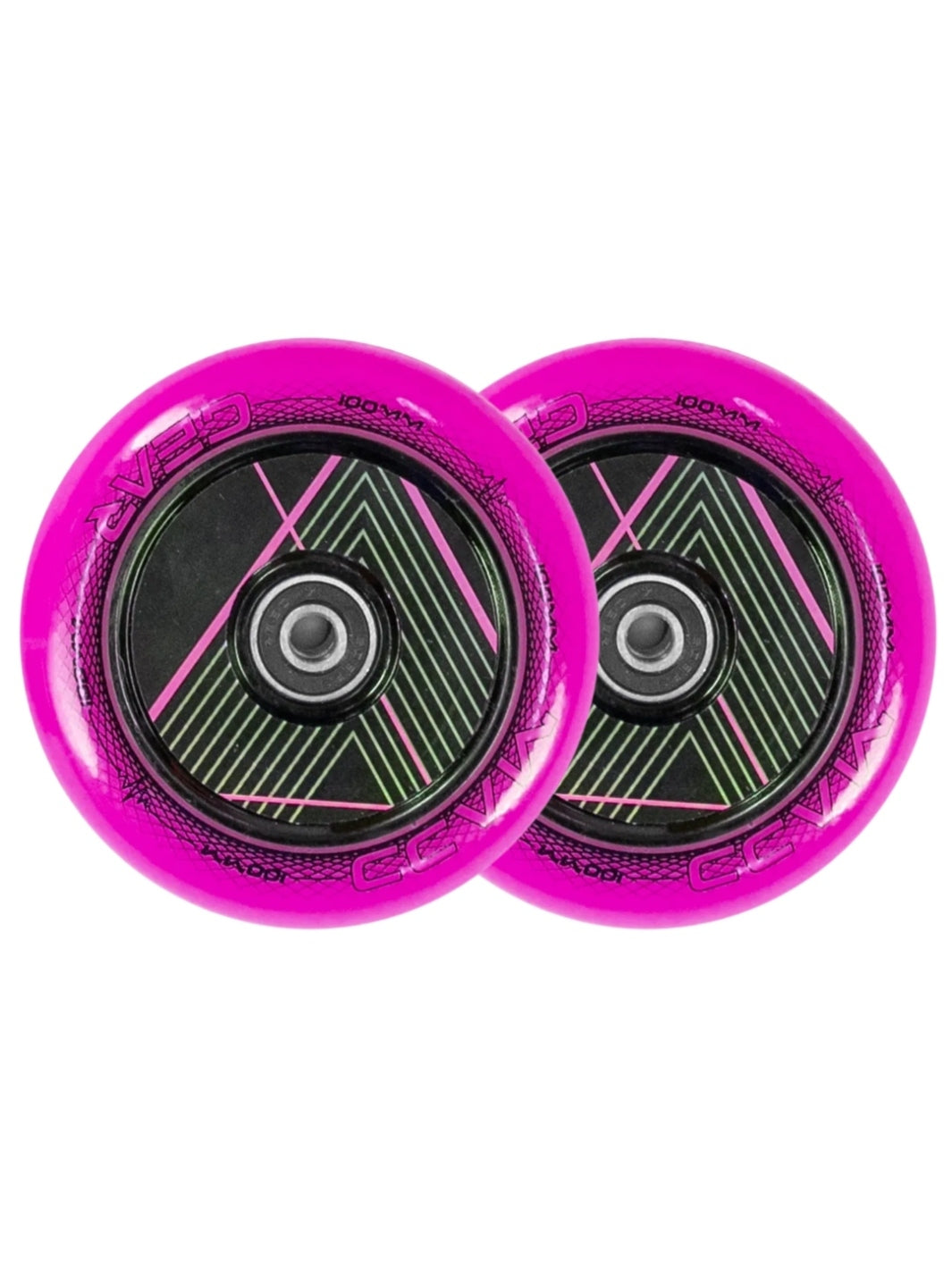 MADD GEAR 100MM RAVEN HOLLOW CORE WHEEL PINK