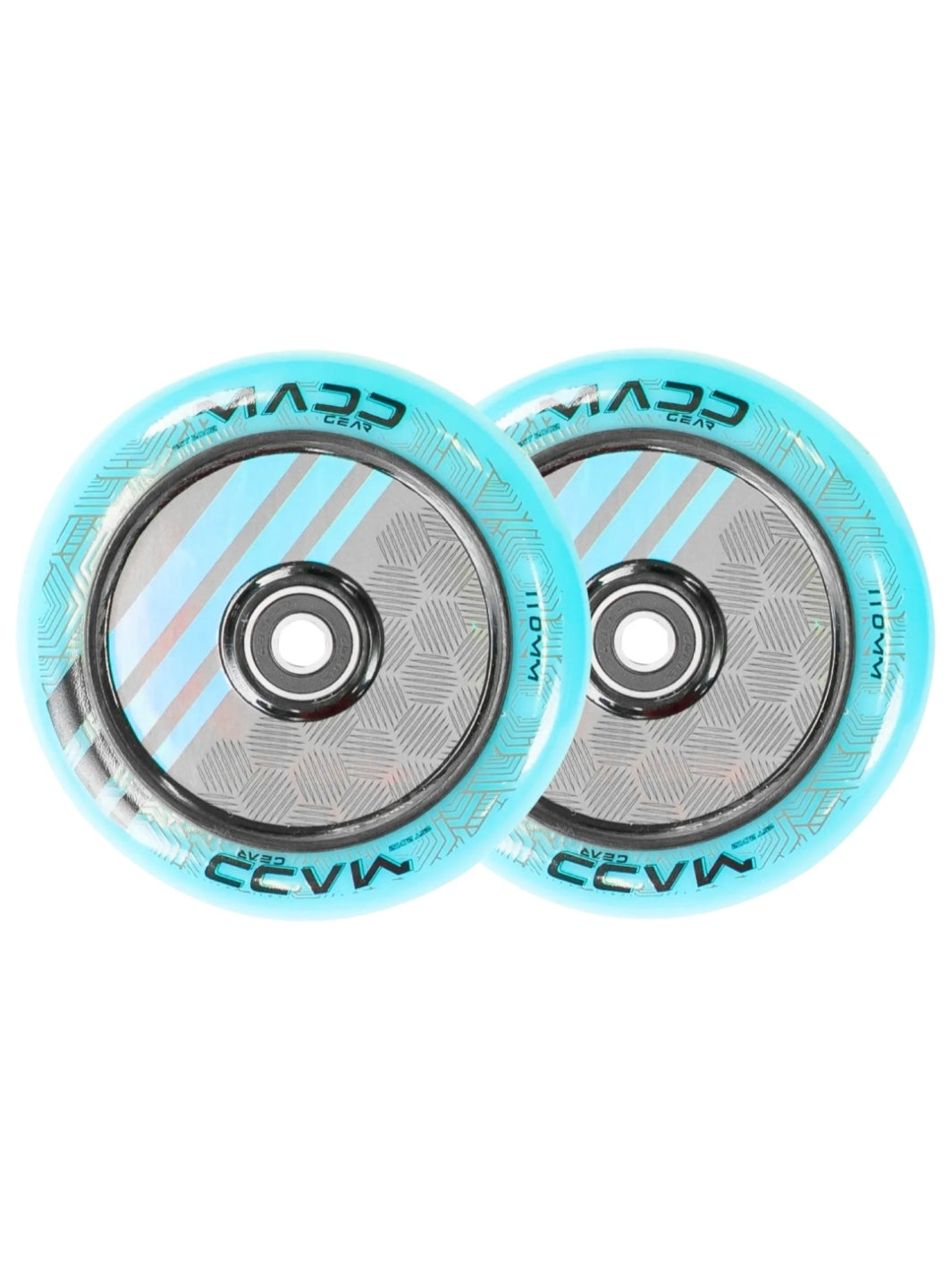 MADD GEAR 110MM ZEN HOLLOW CORE WHEEL BLUE