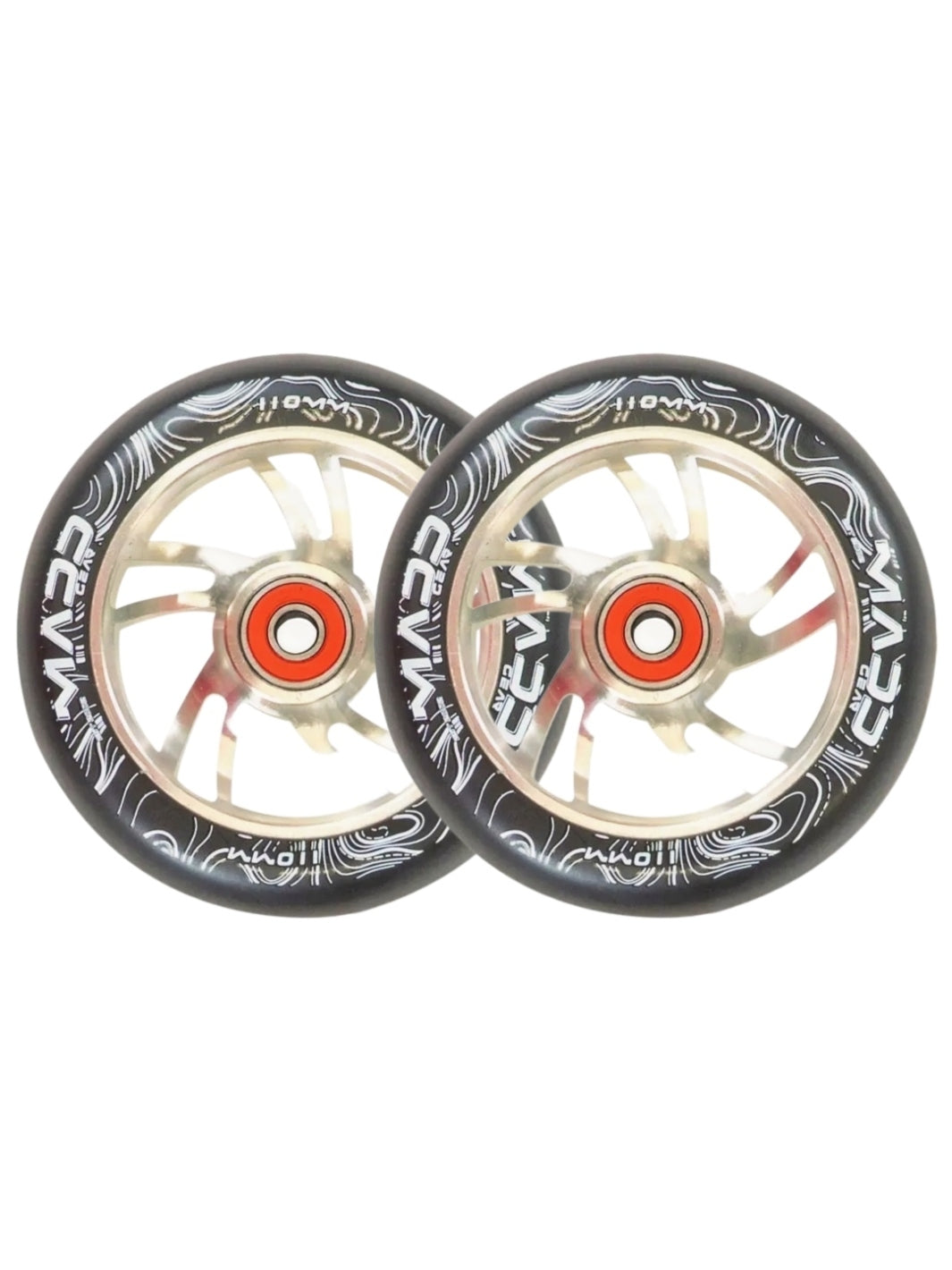 MADD GEAR 110MM FORCE ALLOY CORE WHEEL SILVER
