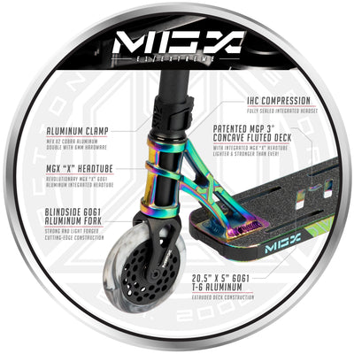 MADD GEAR MGX E1 EXTREME SCOOTER NEO CHROME