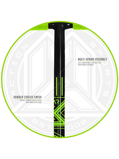 MADD HATTER POGO STICK GREEN / BLACK