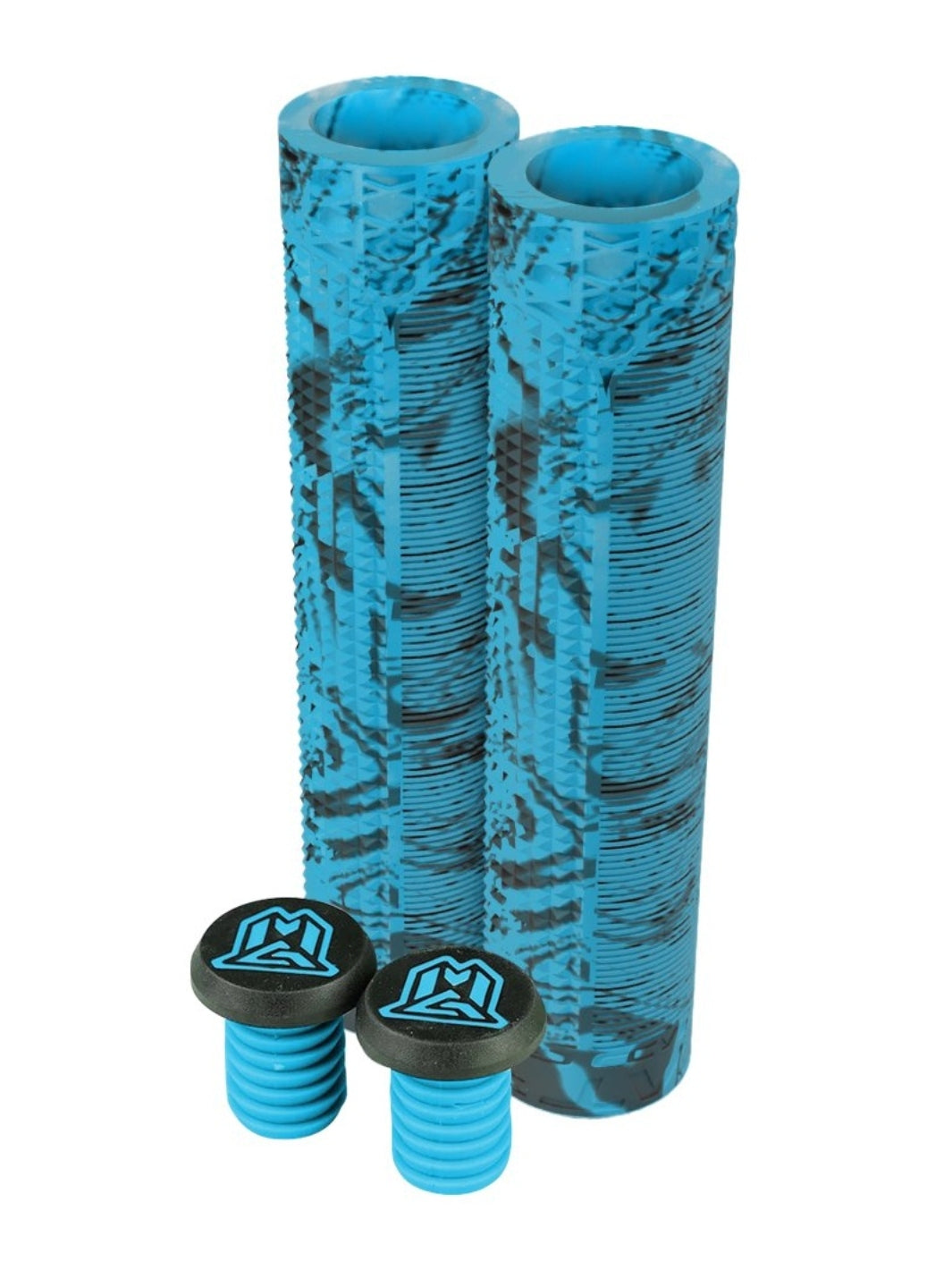 MADD GEAR 150MM TRIFECTA GRIPS BLUE