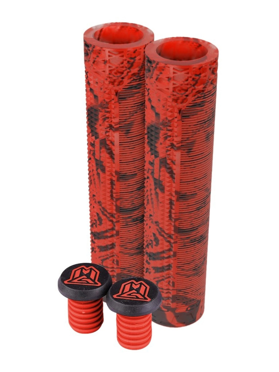 MADD GEAR 150MM TRIFECTA GRIPS RED