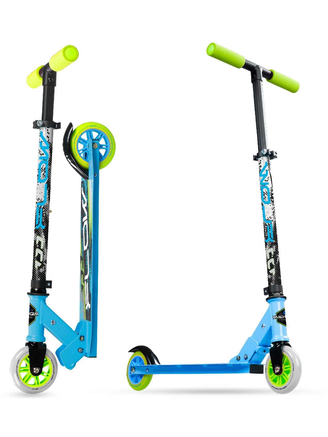 MADD CARVE FLOW 100 SCOOTER BLUE GREEN