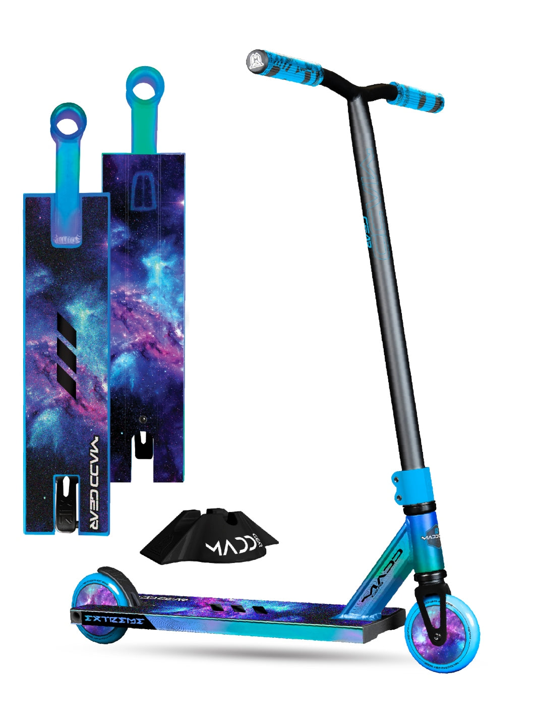 MADD CARVE EXTREME SCOOTER NEBULA w/STND