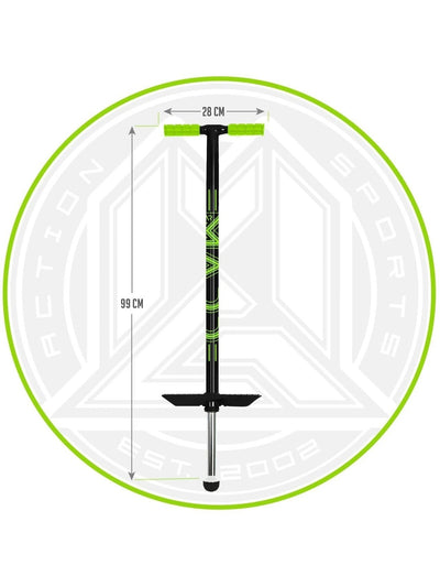 MADD HATTER POGO STICK GREEN / BLACK